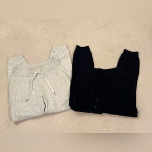 lululemon athletica Navy and Gray Joggers- 2 pairs